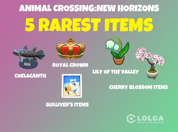 Animal Crossing: New Horizons - 5 Rarest Items You Can Find